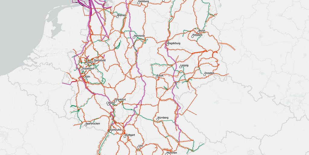 Jetzt auch digital: Karte „Deutsches Höchstspannungsnetz“